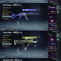 iOS Android - Level73 - M416 Glacier Kill Massage - 12 Upgrade Gun - Elite Max High - Mytick High - Code250 2